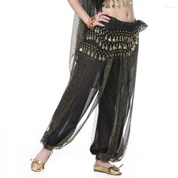 Stage Wear Faits saillants Pantalon Lanterne Performance de danse du ventre avec doublure Jupe de costume 13 couleurs