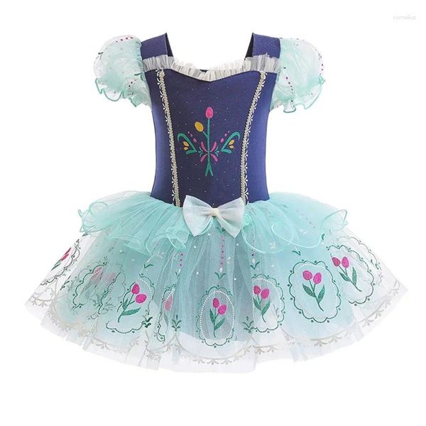 Scène porte des enfants girls sequins ballet danse tutu ballerine robe gymnastique brillante justaucatard paillettes latin costumes de danse dancewear