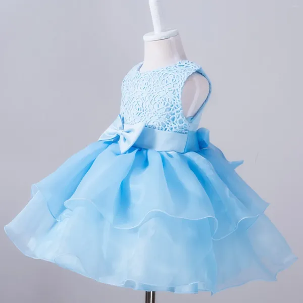 Etapa desgaste encaje tutu flor niñas vestido para boda cumpleaños niños ceremonias de navidad vestidos niños fiesta de lujo formal