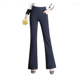 Stage Wear Lady Ballroom Dancing Pantalon Adulte Pantalon De Danse Moderne Taille Haute Slim Pantalon Lama Élastique B-6858