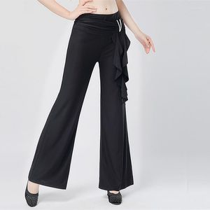 Stage Wear Lady pantalon de danse latine femme moderne filles danse Performance formation pantalon B-6873