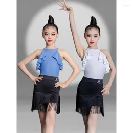 Journ de la scène de danse latine Suite des filles partage des filles Performance pour enfants sans manches