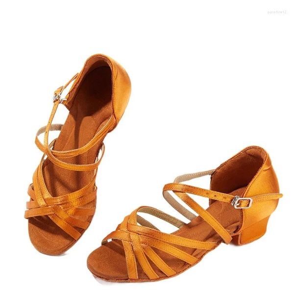 Chaussures de danse latine pour enfants, femmes, professionnelles, semelles souples, socialisées, filles, hommes modernes, garçons