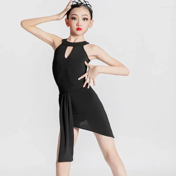 Stage Wear Uniforme de danse latine pour les filles pratiquent 2023 Compétition professionnelle d'été Fille