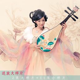 Stage Wear Ling Chun Qu Chinese jaar Gala Pipa Speel kostuum Hanfu voor vrouwenprestaties