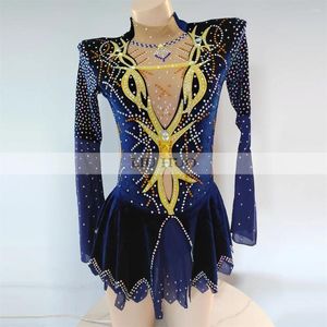 Wear sur scène Liuhuo Ice Dance Arpiwer Robe Femme Fille adulte adolesce