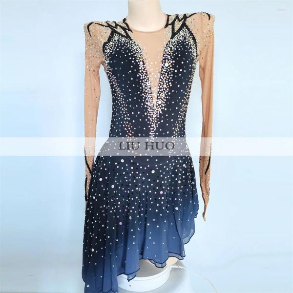 Wear sur scène Liuhuo Ice Dance Arpiwer Robe Femme Fille adulte adolesce