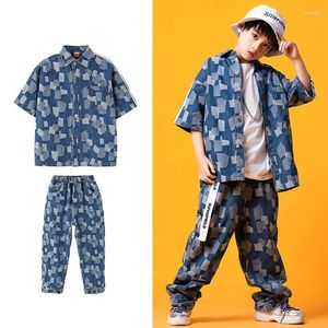 STAGE Wear Jazz Dance Costumes Boys Hip Hop Street Practice Performance Vêtements Kids Hiphop Dancing Rave Vêtements DC4878