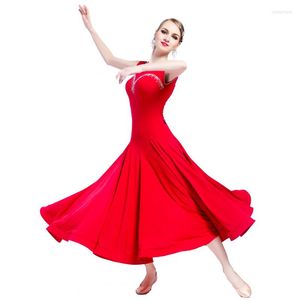 Stage Wear M-1727 Vestido de práctica de baile de salón para adultos Amistad femenina Entrenamiento de rendimiento moderno para la venta