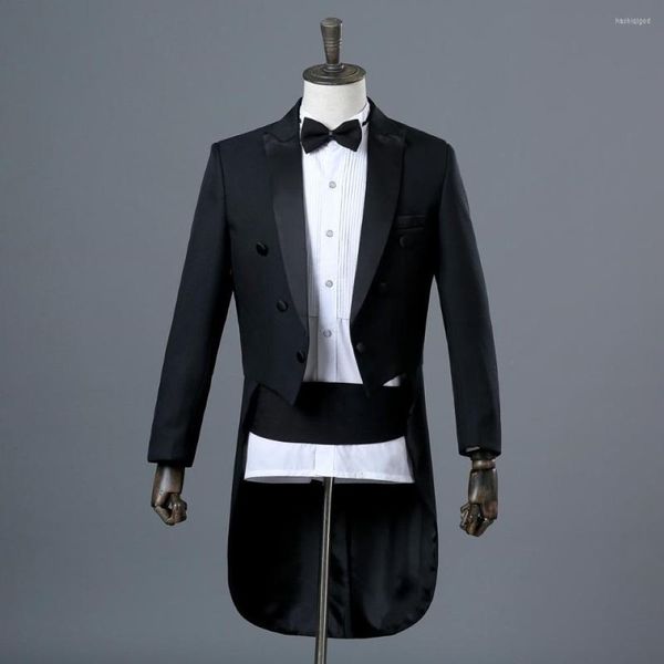 STAGE Wear Smoking's Tuxedo Magic Qerformance Conductor Costume Artist's Jazz Suit Dance Competition 244S