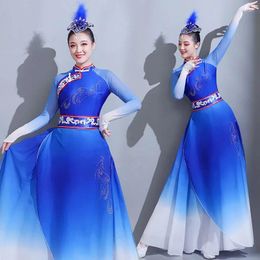 Stage Wear Mongolian Dance Performance kostuum grasland grasland swing rok etnische stijl klassieke Tibetan Cos