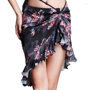 Stage Draag meer kleuren 2022 Women Bellydance kleding Fishtail -rokken Professionele ingepakte spandex buikdans Short