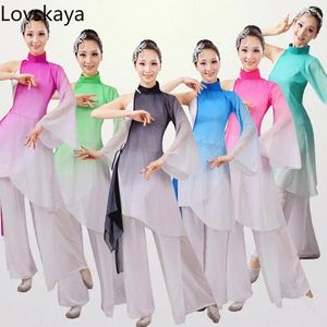 Stage Wear Costume de danse nationale femmes chinoises