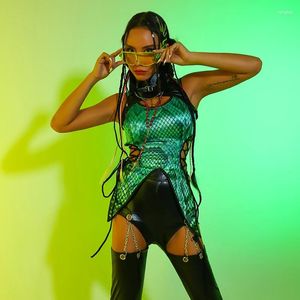 Scary Wearnclub Bar DJ Costumes Femmes GOGO DANCEURS TOSITS JAZZ PERFORMANCE DANS DANS