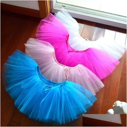 Usure de scène OCP00010 David Childrens Ballet Jupe Performance Performance Vêtements à demi-longueur Lace Up One Piece Malf Longle Fluffy Gauze Dr Ot8gu