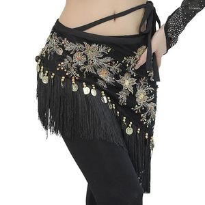 Mélange oriental motif oriental Belly Dance Hip Scarf pour femmes Exotic Dancing Robes Decoration Bellydance