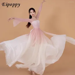 Stage Wear Performance Costume Femme Adulte Grande Swing Robe Élégante Longue Hanfu Chinois Classique Danse