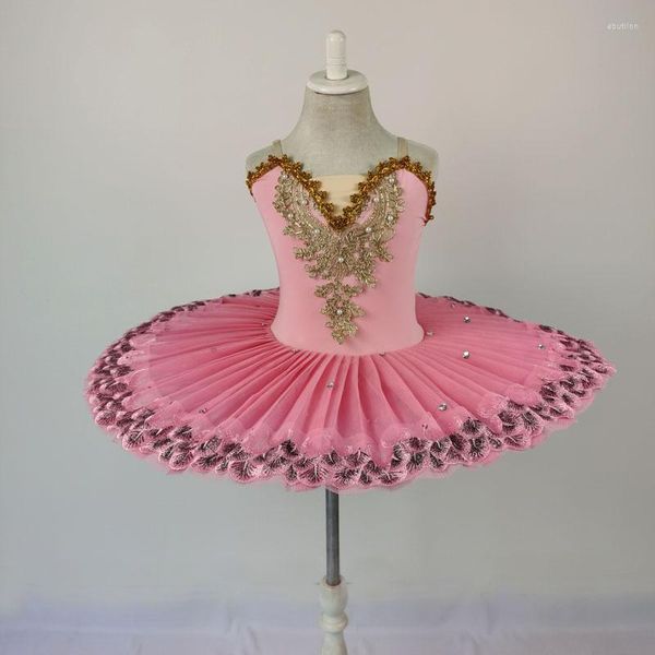 Stage Wear Rose Bleu Professionnel Ballet Tutu Filles Enfant Enfants Adulte Femmes Ballerine Costumes De Danse De Fête