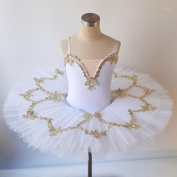 Stage Wear Rose Bleu Blanc Ballerine Robe Professionnel Ballet Tutu Enfant Enfants Filles Adultes Swan Lake Costumes Balet Femme Tenues1324h