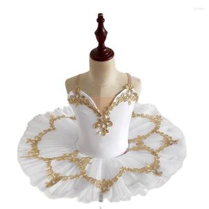 Desgaste de la etapa Rosa Azul Blanco Verde Bailarina Profesional Ballet Tutu Para Niños Adulto Adulto Swan Lake Disfraces Vestido Led