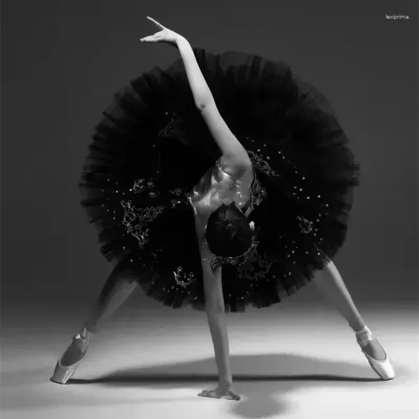 Etapa desgaste profesional ballet tutu adulto flor hada muñeca plato rendimiento bailarina falda en danza mujeres