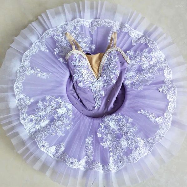 Etapa desgaste profesional ballet tutus para niñas púrpura rosa niño niños cisne lago tutú fiesta trajes de baile vestido de bailarina