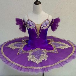 Stage Wear Professional Tutu de ballet violet de haute qualité pour adulte