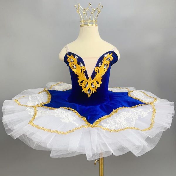 Etapa desgaste profesional niños ballet tutu verde púrpura cisne lago panqueque bailarina fiesta trajes de baile vestido niñas