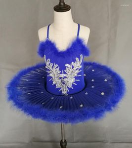 Ropa de escenario tutú de Ballet Led profesional para niños, vestido de bailarina para adultos, disfraz de plumas para niños y niñas, ropa de baile de fiesta del lago de los cisnes