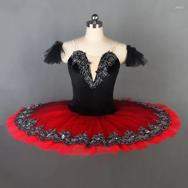 STAGE PEUR ROUGE BALLERINA BALLEINE Ballet Tutu pour enfants enfants enfants filles femmes adultes fête des costumes de danse