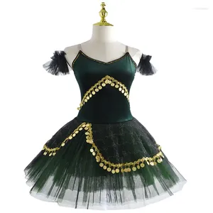 Stage Wear Romantische Professionele Ballet Tutu Wit Zwanenmeer Meisje En Vrouwen Party Dance Kostuums Patchwork Jurk