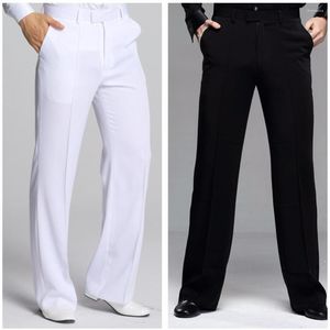 Stage Wear Vente Pantalon De Danse Latine Homme Haute Qualité 2 Couleurs Pantalon Pour Chacha Rumba Professionnel Hommes Pantalon De Salle De Bal 7027