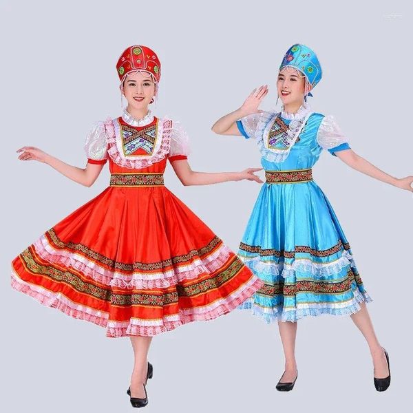 Ropa de escenario Songyuexia clásica traje de baile ruso tradicional vestidos de princesas europeas ropa de interpretación