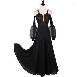 Stage Wear Standard Dance Dresses Waltz -jurk voor Ballroom Dancing Competition Rumba Costumes Ball Gown