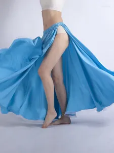 Robe de danse du ventre pour femmes, tenue de scène, Costume de performance moderne, jupe longue à grande balançoire