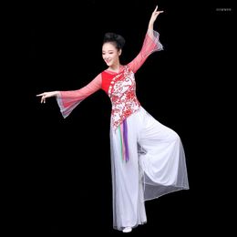 Stage Draag Zomer Women's Adult Classical Ethnic Dance Chinese National Yangko Clothing Dancer Costumes Festival Performances