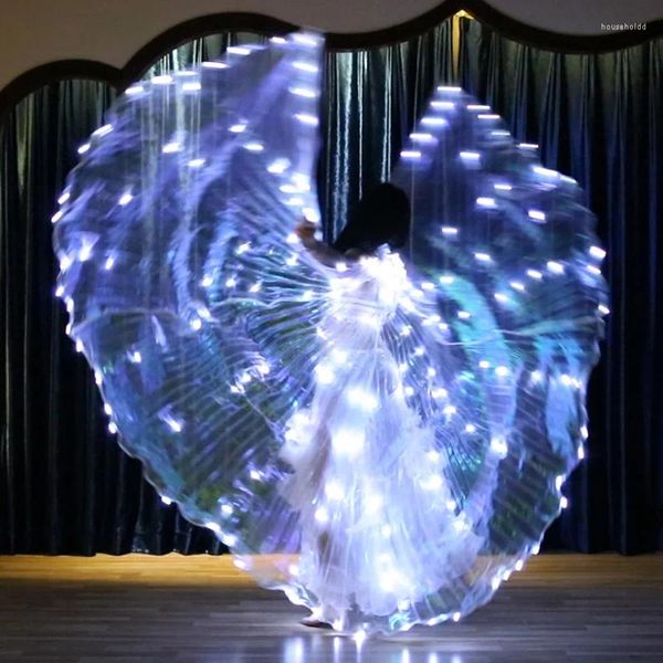 Stage Wear Super Hélas Isis Ailes LED pour accessoires de danse Costume papillon Adulte Enfants Cirque Lumière Lumineuse
