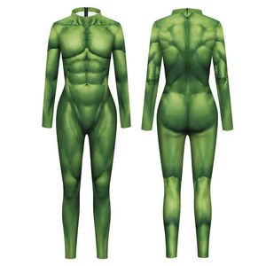 Etapa desgaste superhéroe Bruce Banner Hulk sexy cosplay vienen hombres mujeres unisex monos fiesta de halloween medias zentai traje traje T220905
