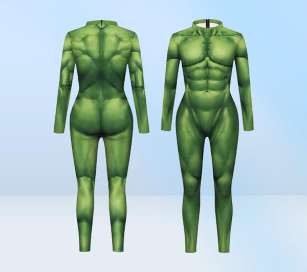 Stage Wear Super-héros Bruce Banner Hulk Sexy Cosplay Venez Hommes Femmes Combinaisons Unisexe Halloween Party Collants Zentai Body Costume T27169873