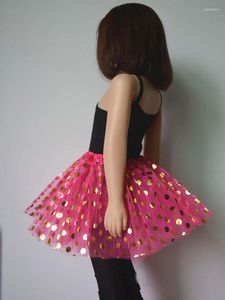 Podium slijtage tieners meisjes polka dots rok tutu elastische ballet dancewear tutus mini jurk fee -kostuum kleding Halloween