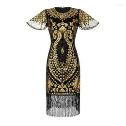 Ropa de escenario The Great Gatsby Charleston Plus Size Roaring 20s 1920s Vestido de cóctel Vintage Flapper Vestidos de fiesta