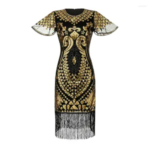 Ropa de escenario The Great Gatsby Charleston Plus Size Roaring 20s 1920s Vestido de cóctel Vintage Flapper Vestidos de fiesta