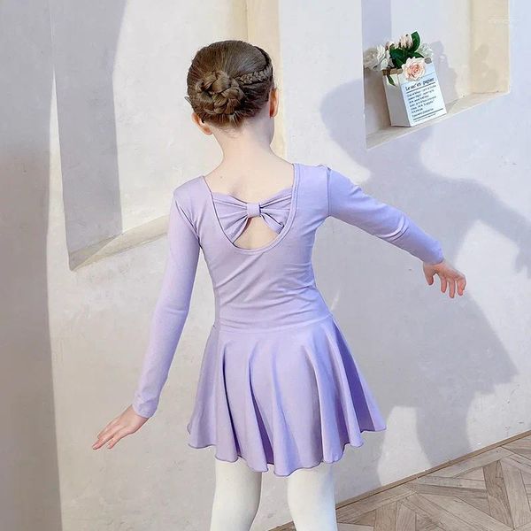 Porter des enfants en bas âge pour enfants filles coton gymnastique robe de ballet de juge