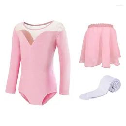 Vêtements de scène Tutu pour tout-petits, doux et respirant, vêtements de danse confortables pour filles, justaucorps de danse, doux pour la peau, belle gymnastique