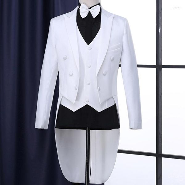 Vêtements de scène smoking mâle hôte Chorus Costume homme Latin salle de bal Performance danse Costume magique commande uniforme DL5281