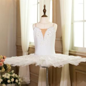 Podiumkleding Uniek ontwerp Aangepast formaat Kleur Prestaties Dans Kinderen Meisjes Volwassen Vrouw 7 Lagen Pre-professionele Witte Ballet Tutu