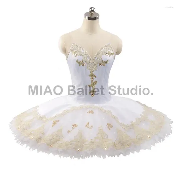 Etapa desgaste oro blanco plato profesional tutú ballet para niñas coppelia muñeca traje clásico adulto bailarina 0154