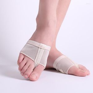 Desgaste de la etapa Venta al por mayor Protector de talón Calcetines de baile de ballet profesional 1 par Almohadilla para el dedo del pie de la correa del pie del vientre