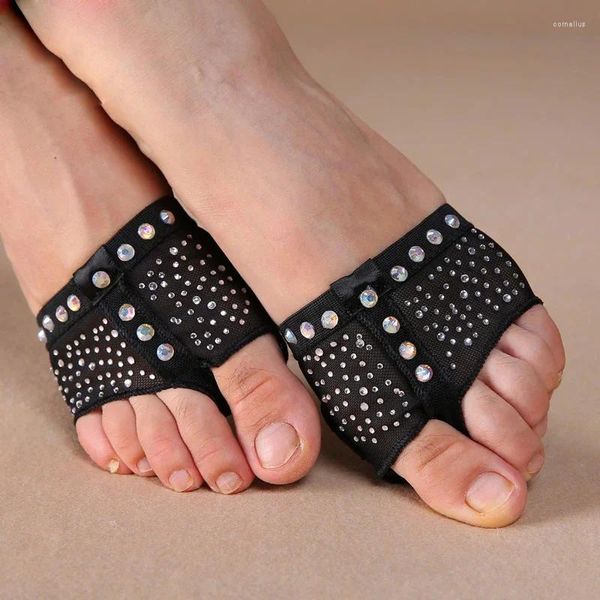 Stage Wear Femmes 1 paire Belly Dancing Foot Thong Toe Pad Accessoires de danse Chaussettes de ballet professionnelles