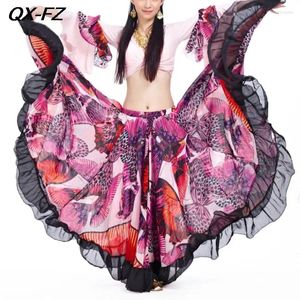 Portez des femmes danse du ventre longue jupe dames gitan gitan le flamenco costume oriental 720 degrés vêtements élégants